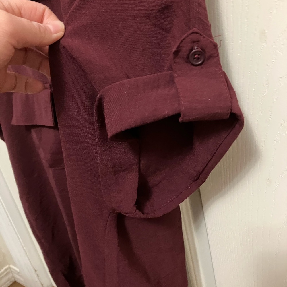Warehouse one blouse - burgundy color - Picture 3 of 5